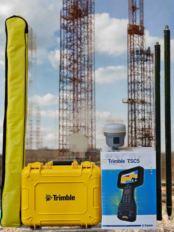 Trimble R980 LTE VRS RTX GNSS Rover System and TSC5 2024 Trimble Access Pipelines